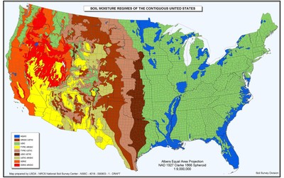 Soil Moisture Regimes of the Contiguous US